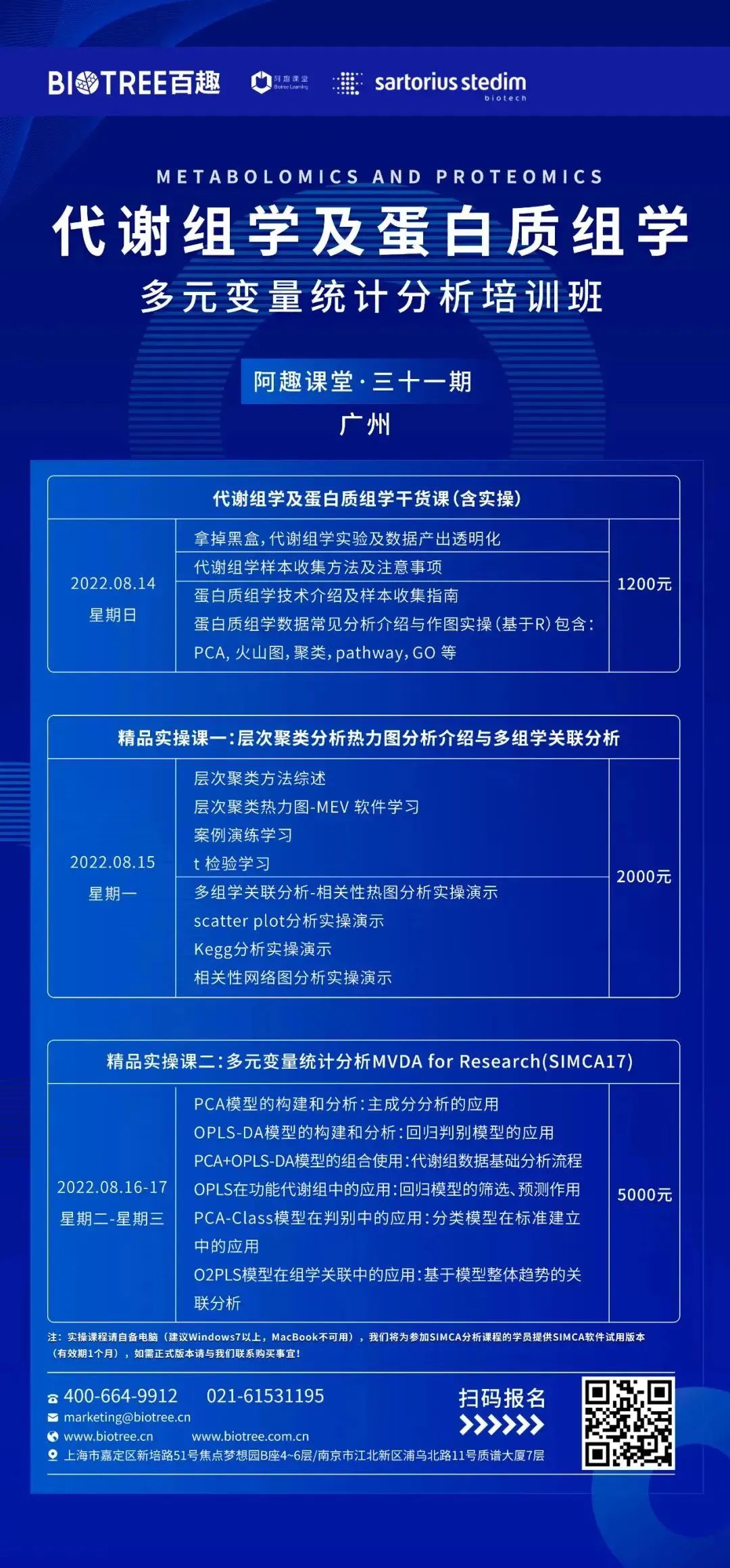 报名倒计时 | 代谢组学及蛋白质组学多元变量统计分析培训班即将开课！(图5)