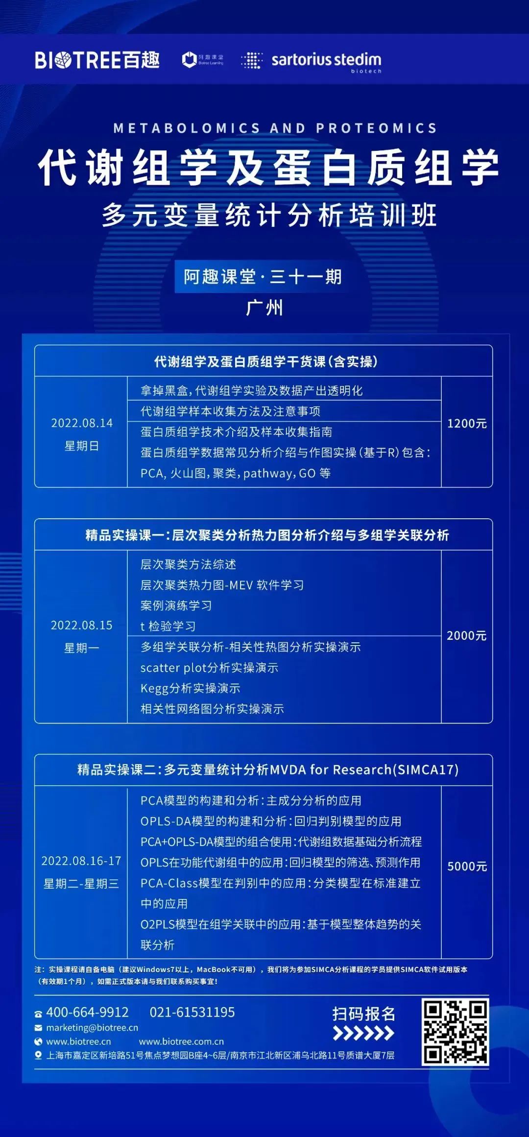 报名倒计时 | 代谢组学及蛋白质组学多元变量统计分析培训班即将开课！(图5)