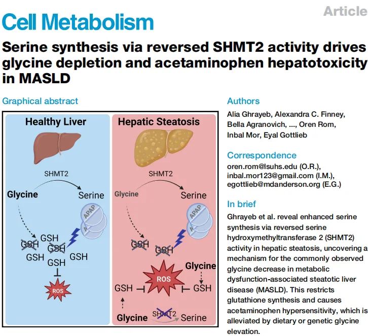 CELL子刊(IF=29) | 甘氨酸？丝氨酸？一碳代谢？代谢流帮你理清关系(图1)