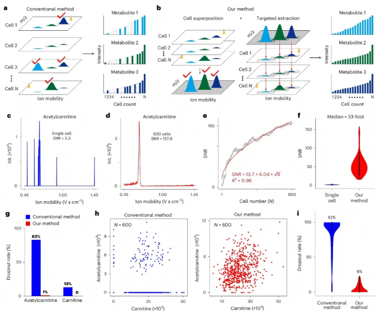 nature methods(IF=32.1)|朱正江研究员团队引领代谢组学技术正式进入单细胞时代(图4)